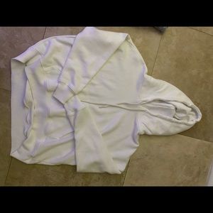 White hoodie